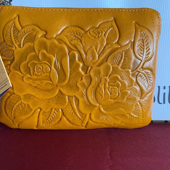 Patricia Nash Handbags - Patricia Nash Cassini Clutch in Goldenrod